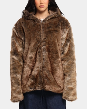 Retro XXIII Into The Wild Fur Jacket Brown