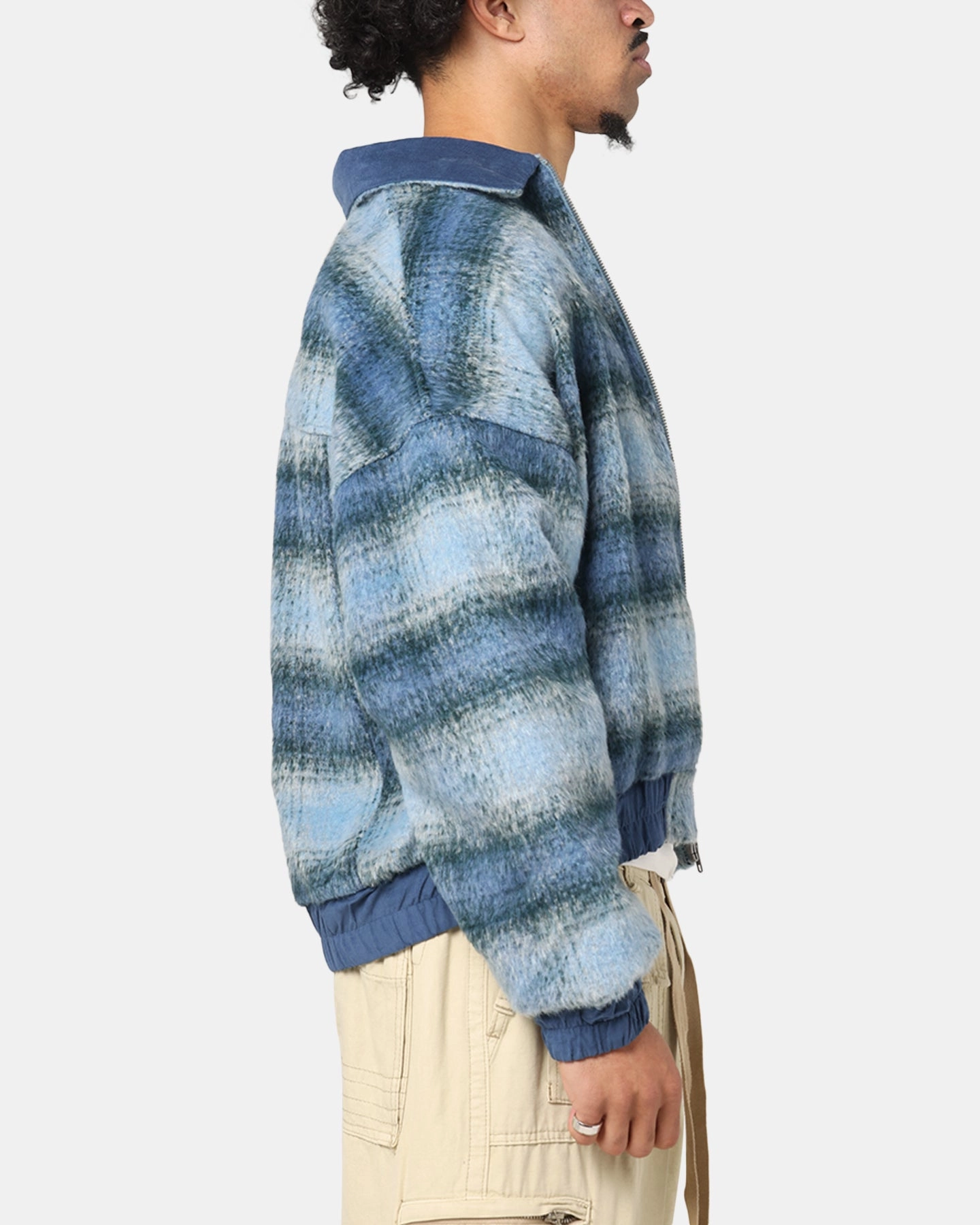 XXIII Into The Woods Jacket Blue Abrasion Resistant Material Patch