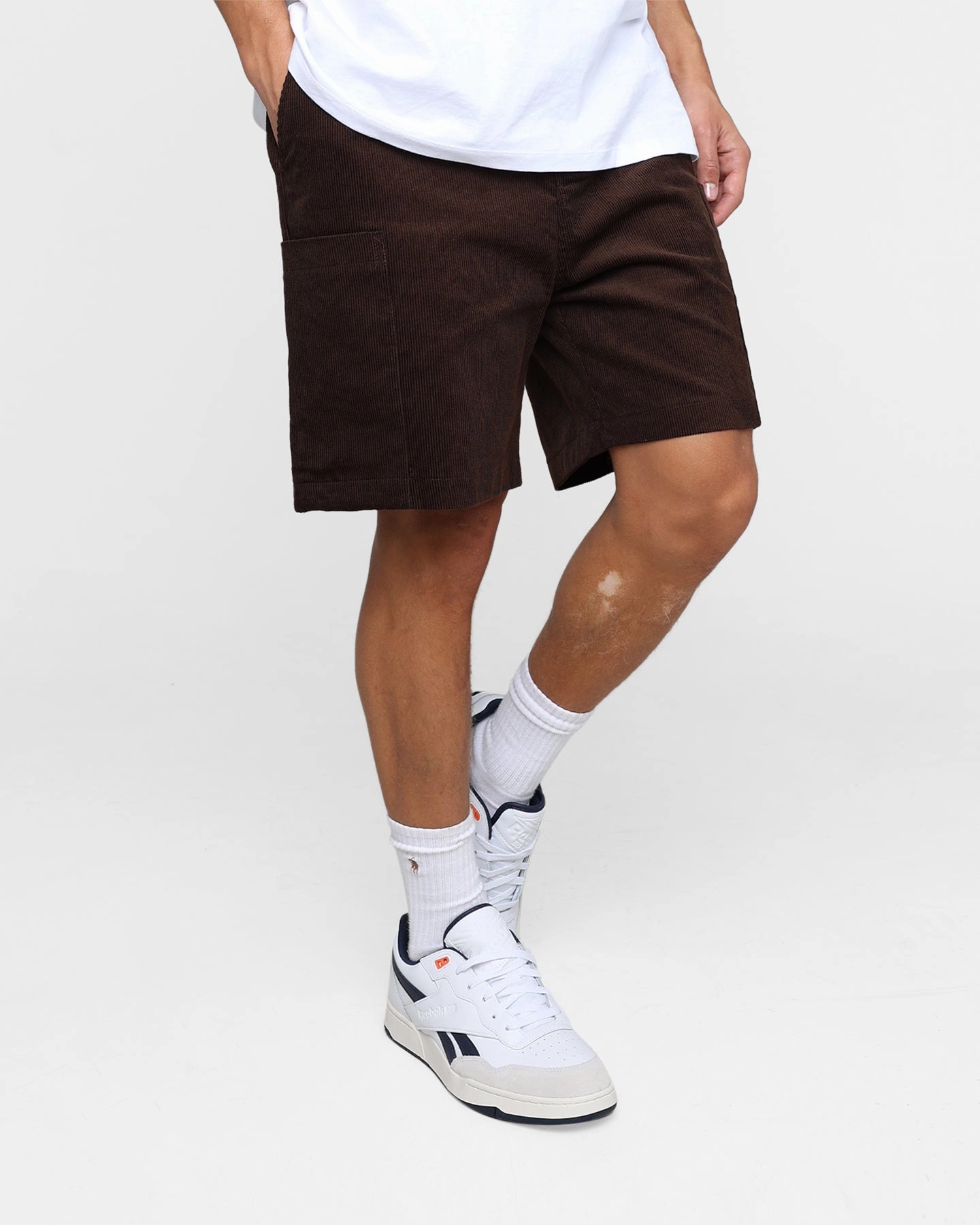 Stylish Fit XXIII Jason Corduroy Shorts Brown