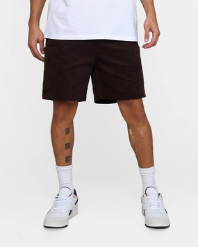 XXIII Jason Corduroy Shorts Brown finance industry ReflectiveAccents