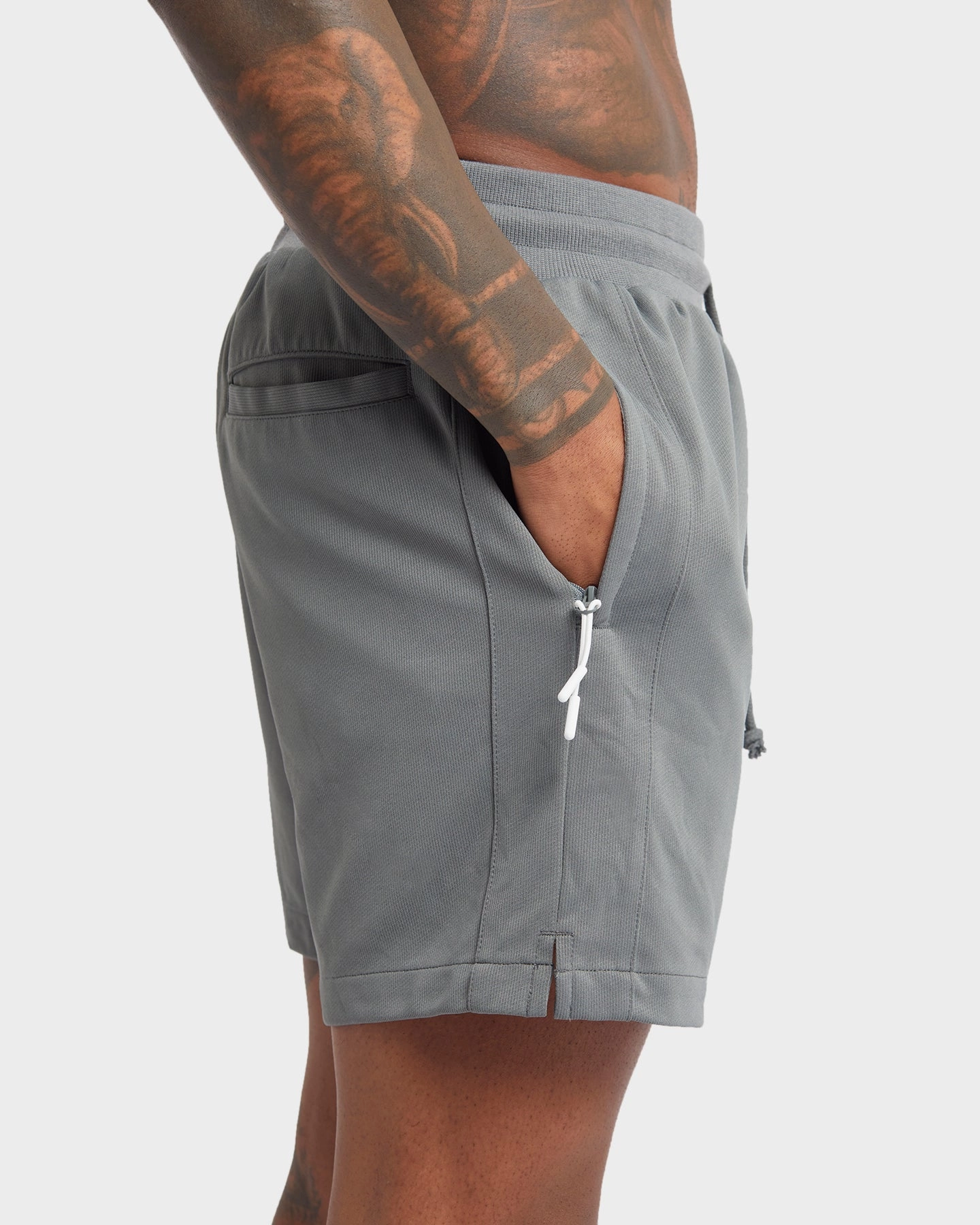 Fashionable Look Home Style XXIII Jonas Knit Shorts Dark Grey