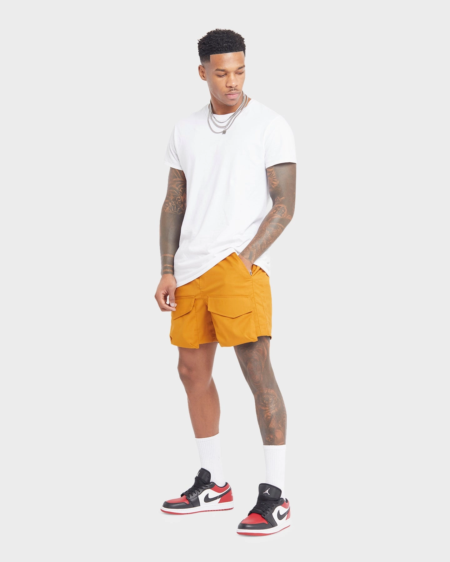 XXIII Kally Cargo Shorts Tan Reinforced Stress Points Perfect Comfort