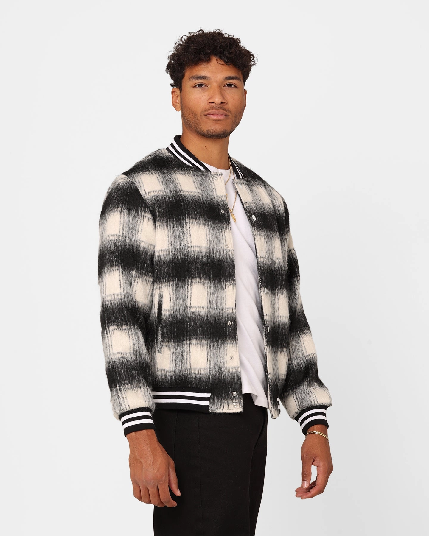 Low Profile Fasteners XXIII Kolab Checkered Jacket Black/White