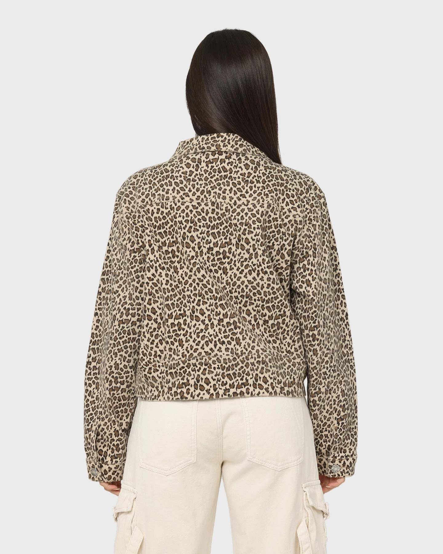 XXIII Labonita Denim Jacket Leopard casual lunch Nightwear