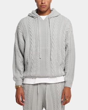 XXIII Lakes Knitted Hoodie Grey Reconfigurable anti aircraft