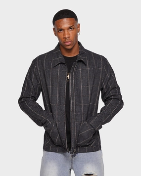 XXIII Lauritz Check Jacket Navy Protective Style Hyperguard Water Resistance