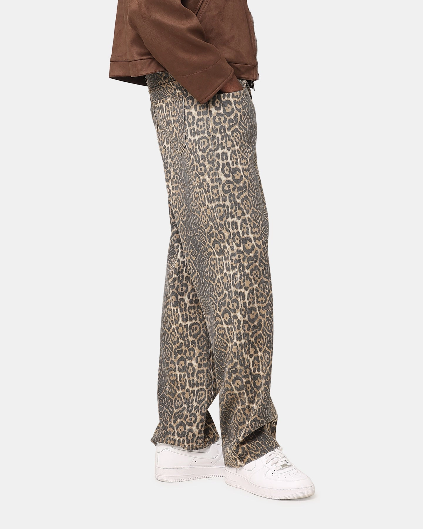 Clean Lines Teen Outfit Bold Urban Explorer XXIII Leopard Baggy Jeans Leopard