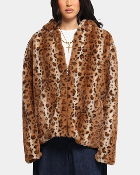 Waterproof Outerwear XXIII Leopard Fur Jacket Leopard
