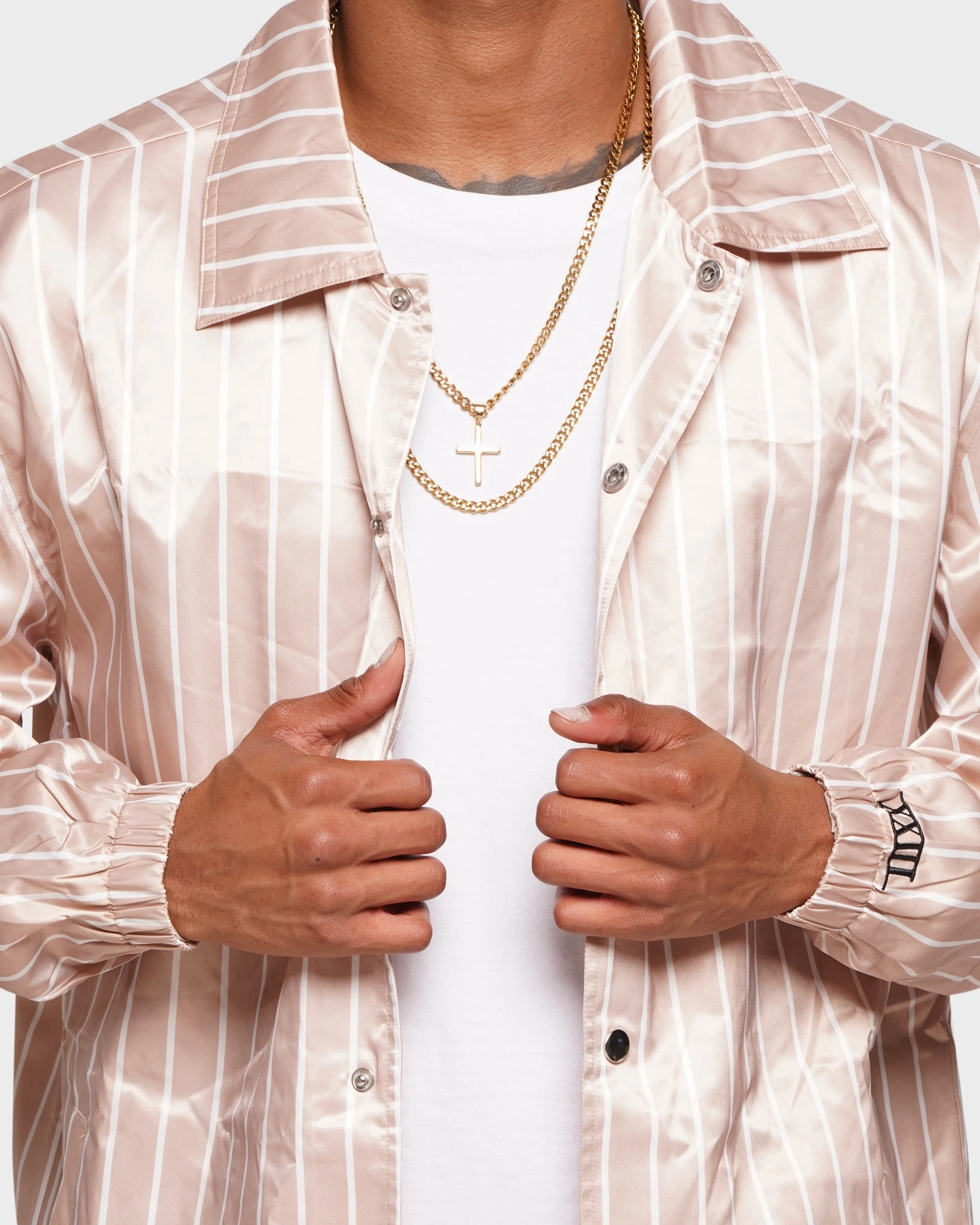 White XXIII Limerick Coach Jacket Beige
