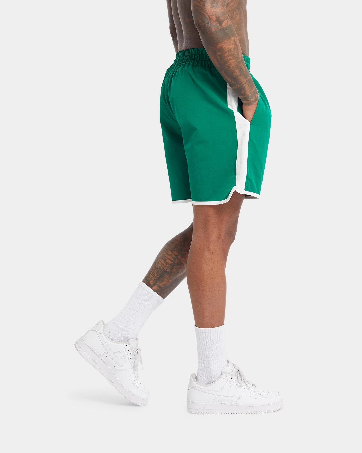 mesh ventilation Cycling shorts XXIII Maxime Racing Shorts Green/White