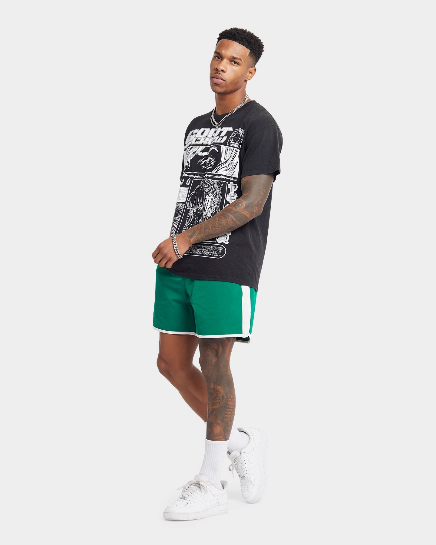 Easy Comfort Fit XXIII Maxime Racing Shorts Green/White