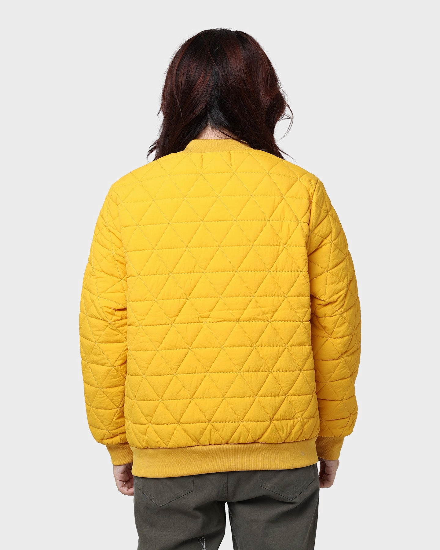Durable Zippers Motion Friendly XXIII Monclova Quilted Jacket Yellow