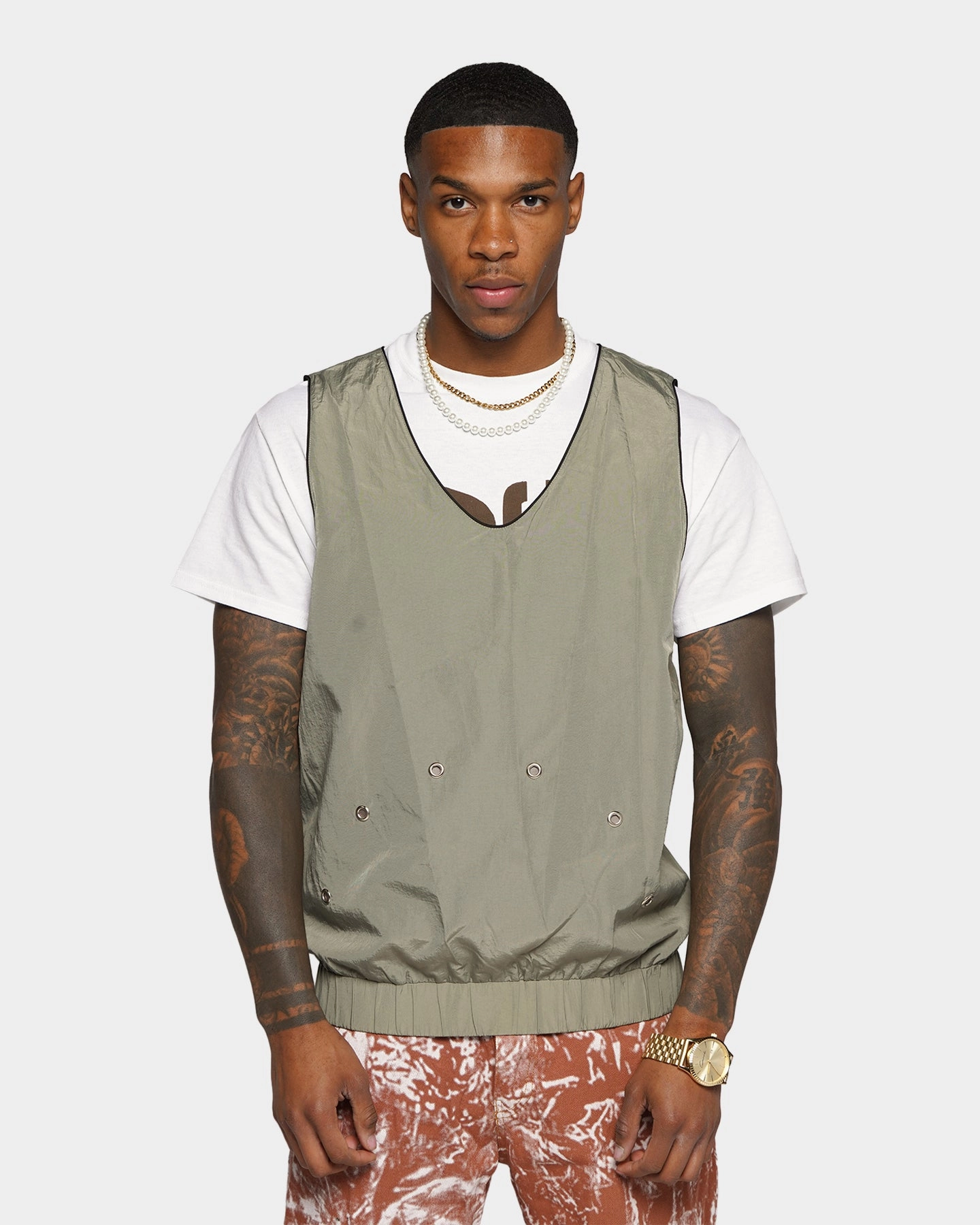petite size music concert XXIII Naas Vest Khaki