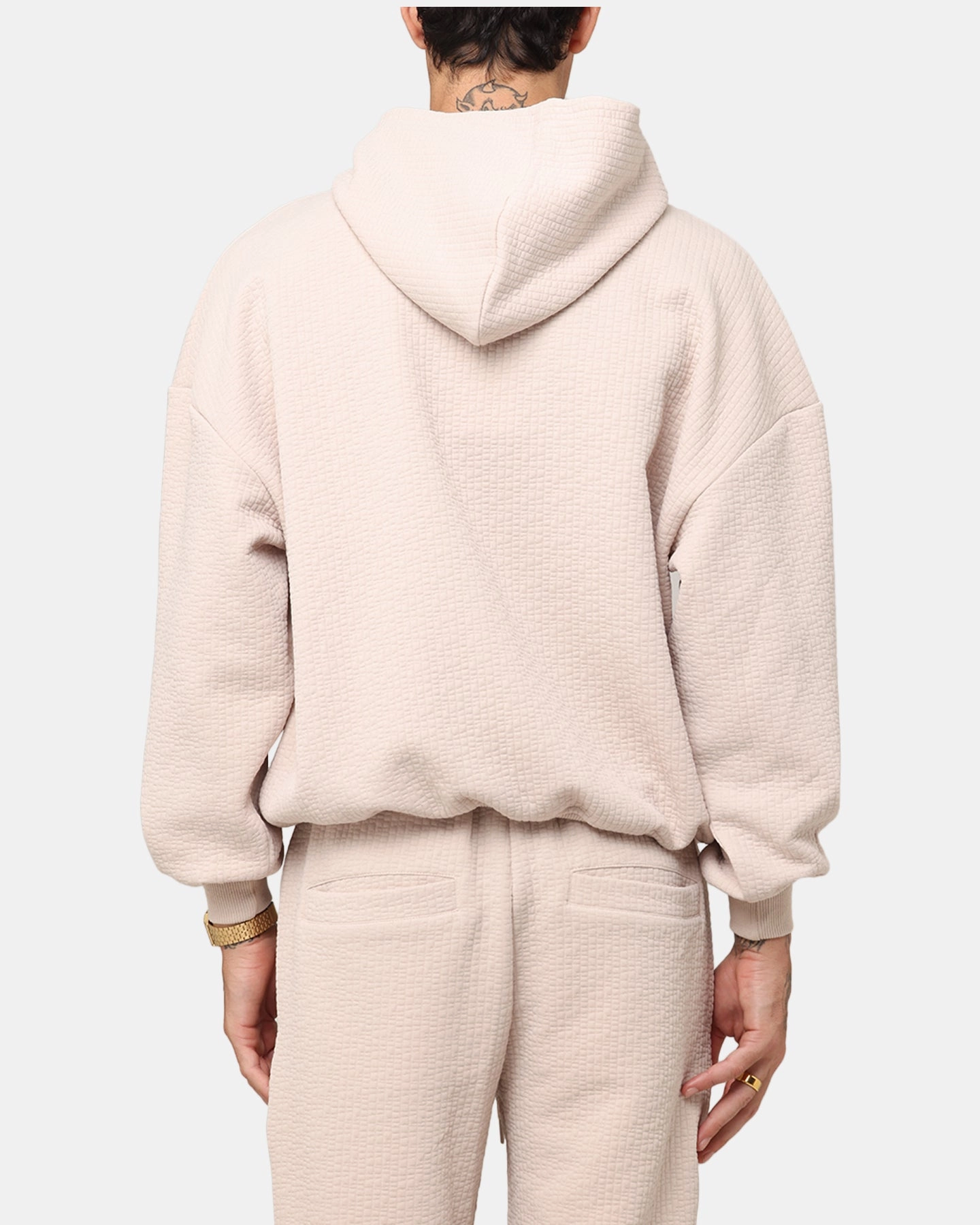 Jungle - ready XXIII Pebble Textured Hoodie Stone