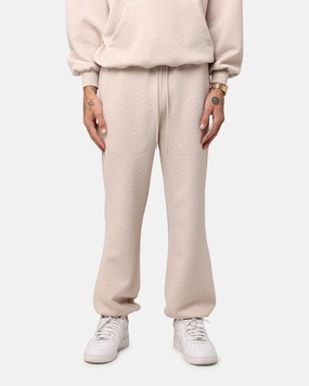 XXIII Pebble Textured Sweatpants Stone Neutral Style Core Flex