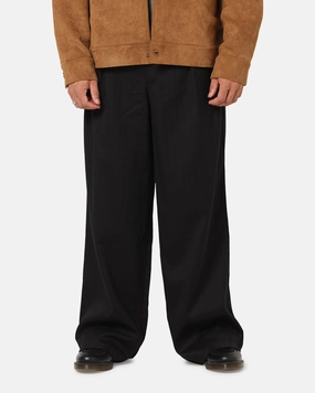 Easy Travel Anti Slip Waistband XXIII Pleated Pant Black