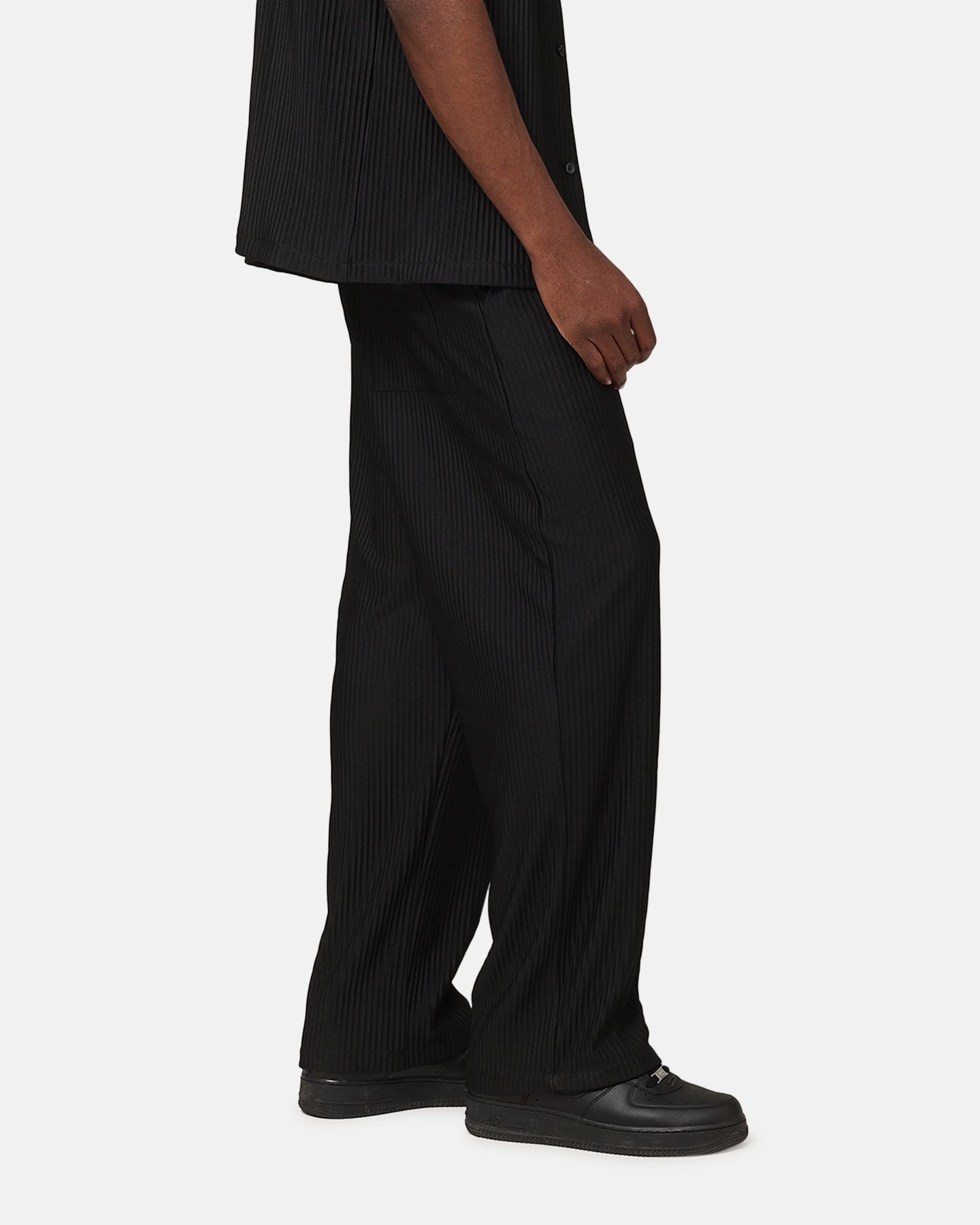 XXIII Pleated Pants Black Quick Dry Fabric