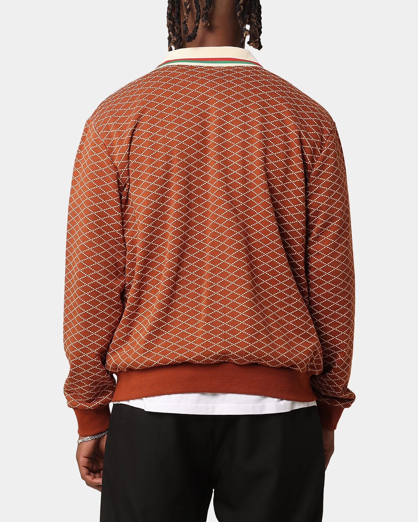 XXIII Printed Bomber Jacket Brown starlight Water Resistant Material