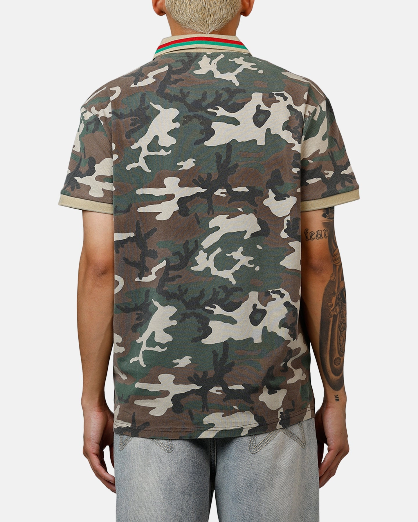 Summer Party XXIII Printed Polo Shirt Washed Camo