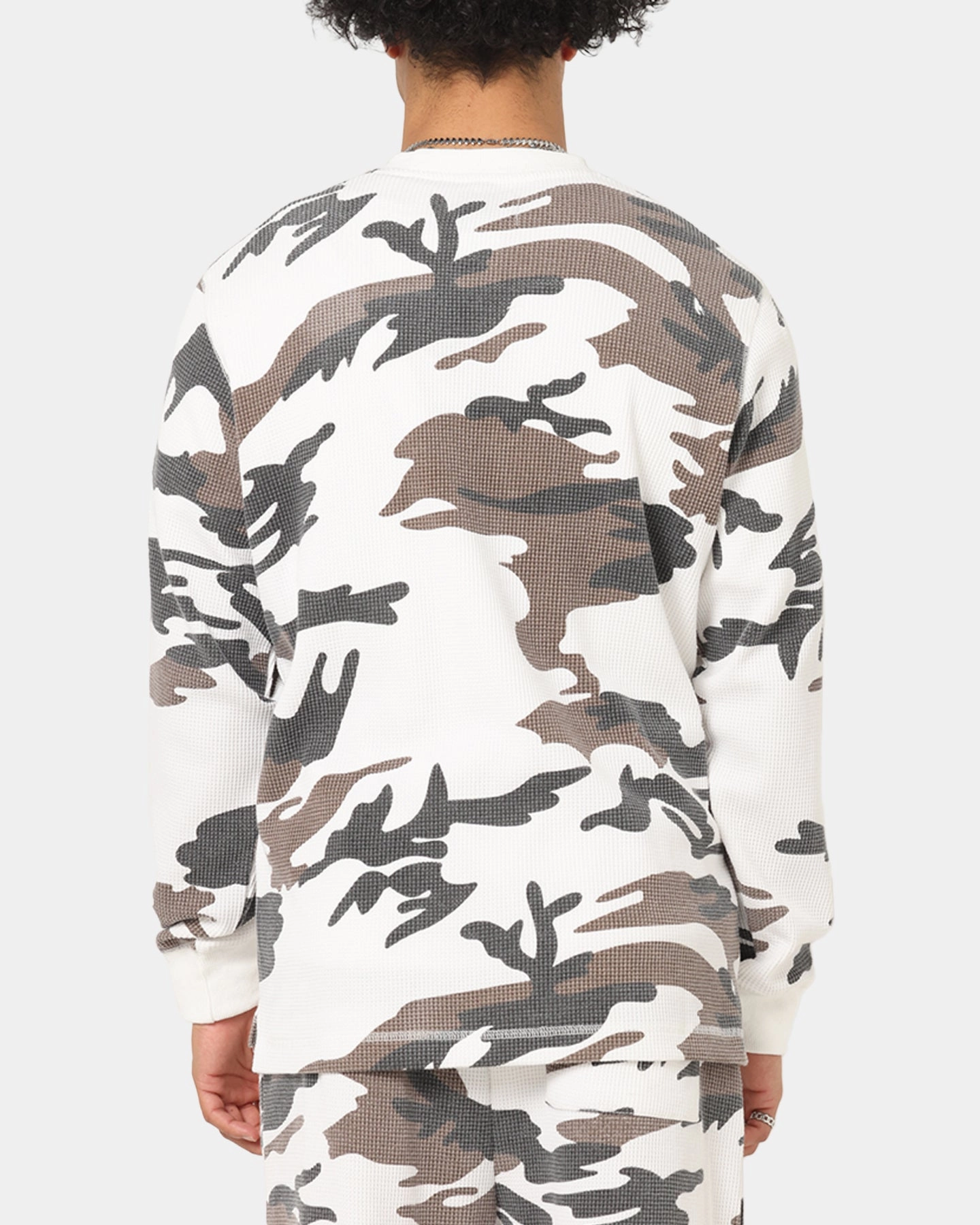 Garment Dyed Technique Thermal Regulating Layer XXIII Printed Thermal Long Sleeve T-Shirt Snow Camo