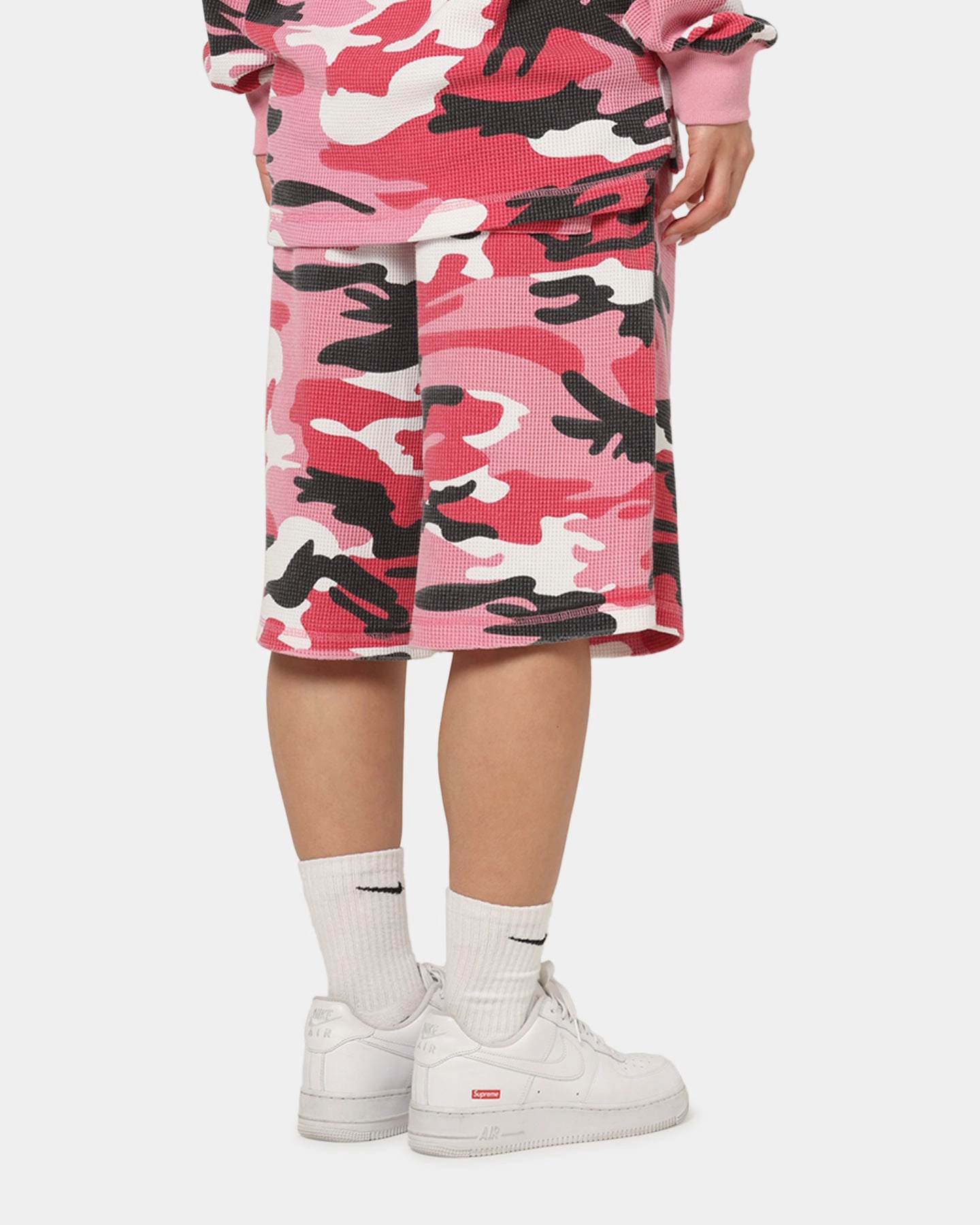 XXIII Printed Thermal Shorts Pink Camo Gift Idea Fitness Enthusiast