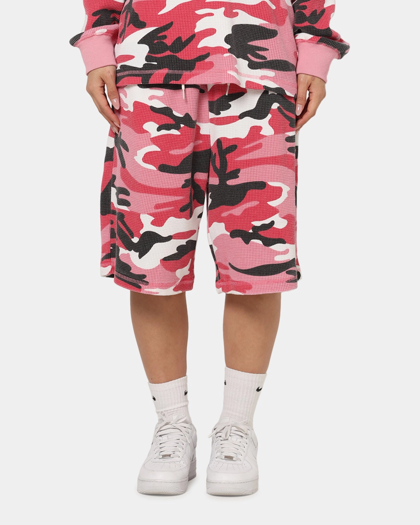 healthcare industry XXIII Printed Thermal Shorts Pink Camo