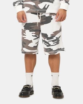 colorful XXIII Printed Thermal Shorts Snow Camo