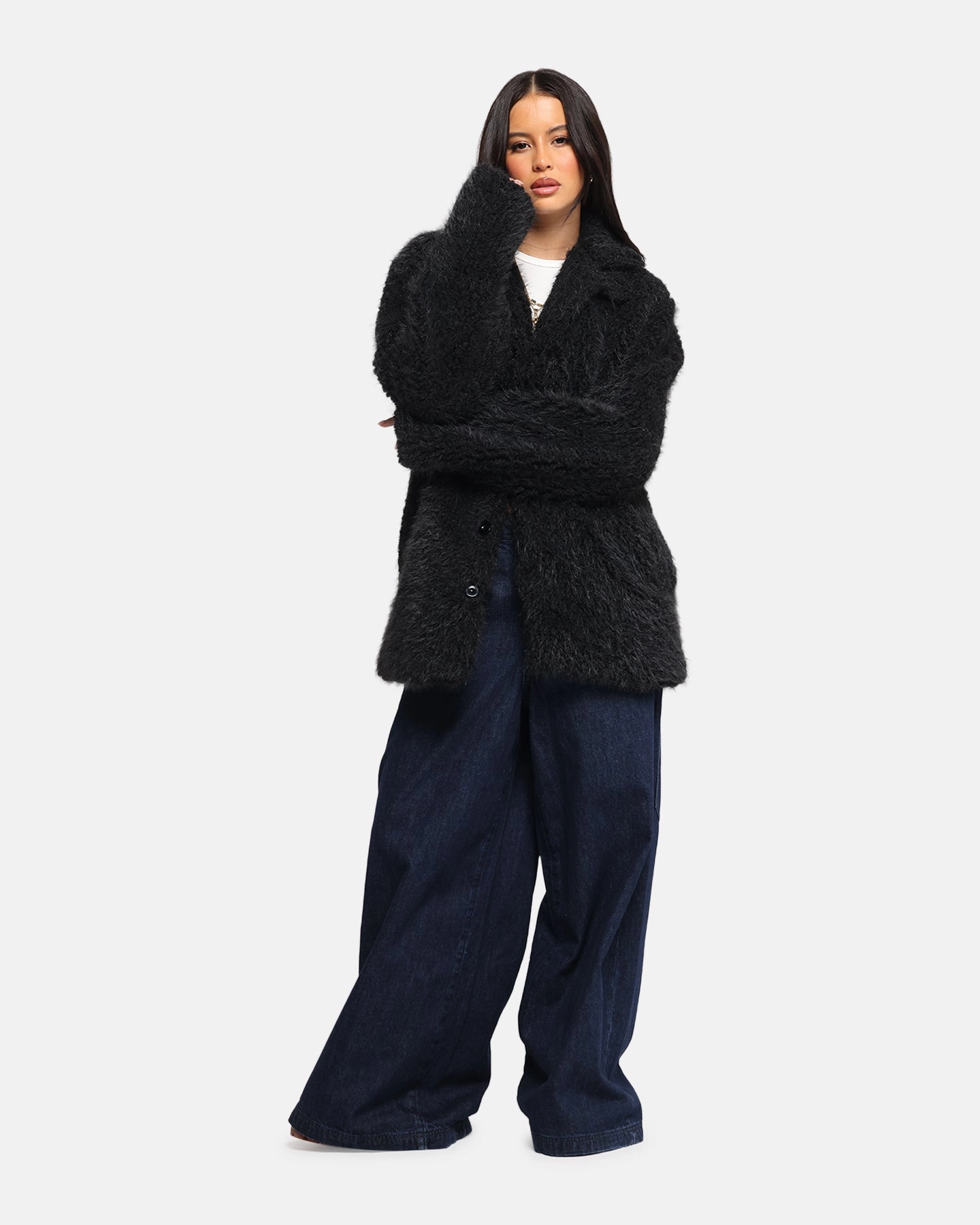 Stole Modern Outerwear XXIII Revenant Coat Black