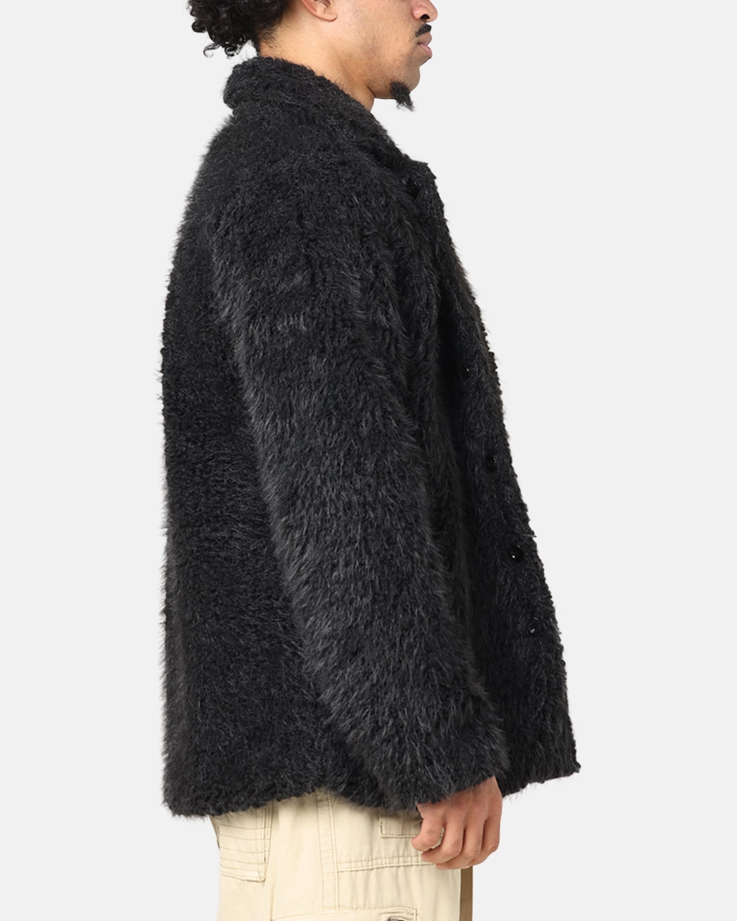 XXIII Revenant Coat Black Engineer Softshell Fabric