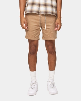 Sporty Casual XXIII Riven Corduroy Shorts Sand