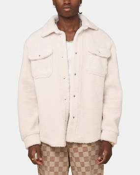 Suggestion formal dinner XXIII Shearling Fur Jacket Cream