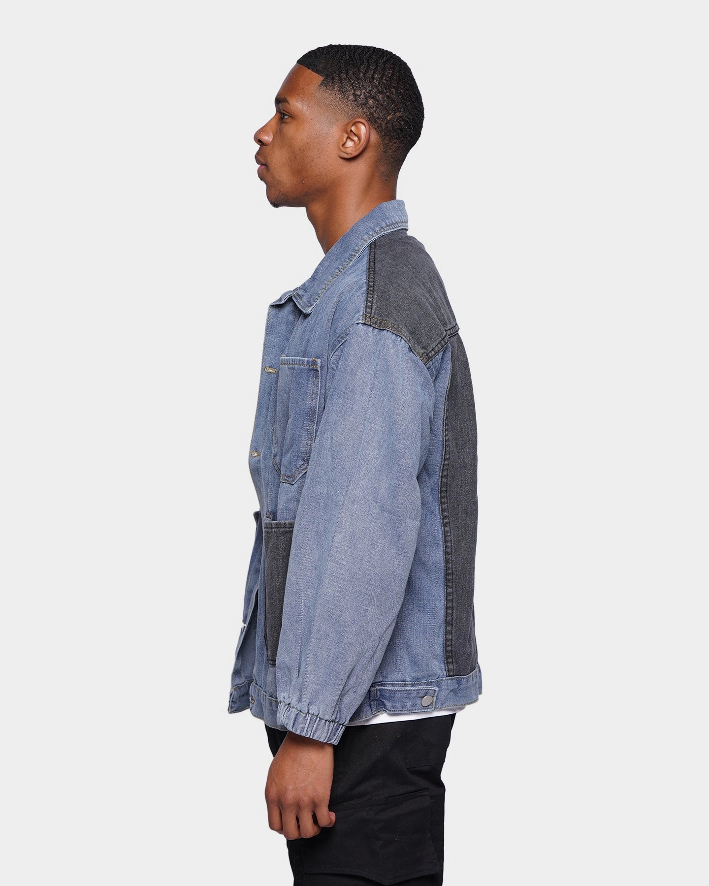 XXIII Silves Patchwork Denim Shirt Blue suitable for mountain hikes