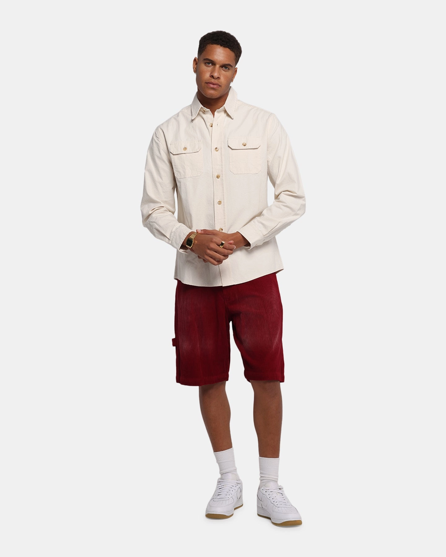 XXIII Slub Overshirt Natural Fade Resistant Lightweight Feel