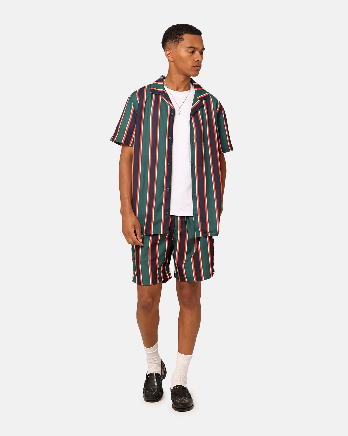 Wool blend surfing attire XXIII Steven Stripe Shorts Multi/Black