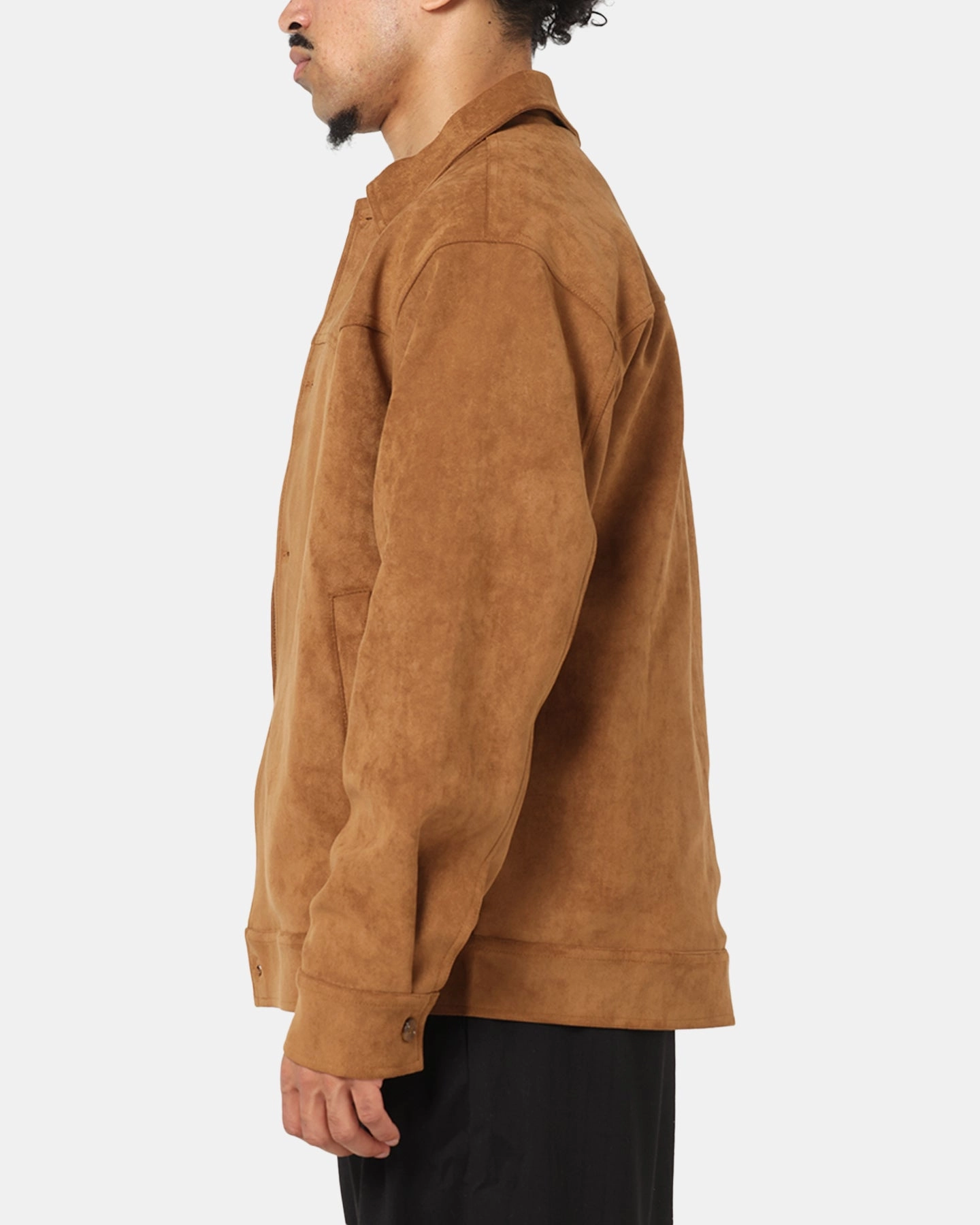 XXIII Suede Jacket Brown Non Irritating Seams suitable for funerals