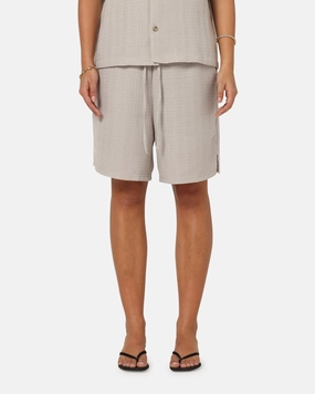 Stain Release Finish Moisture Management Lining XXIII Textured Shorts Stone