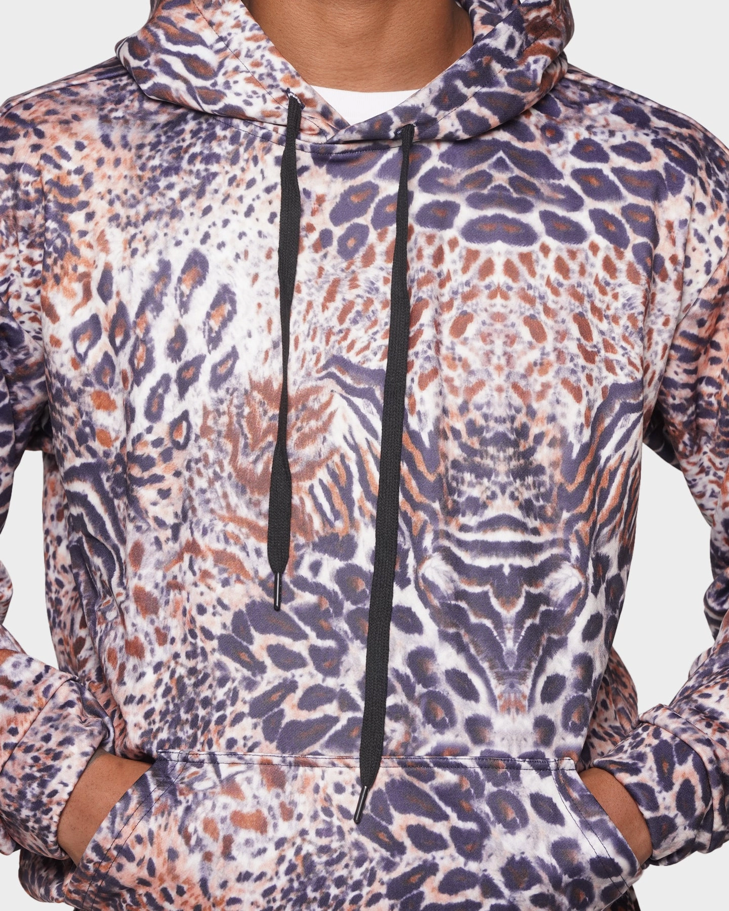 Generic XXIII Thayer Cheetah Print Hoodie Cheetah
