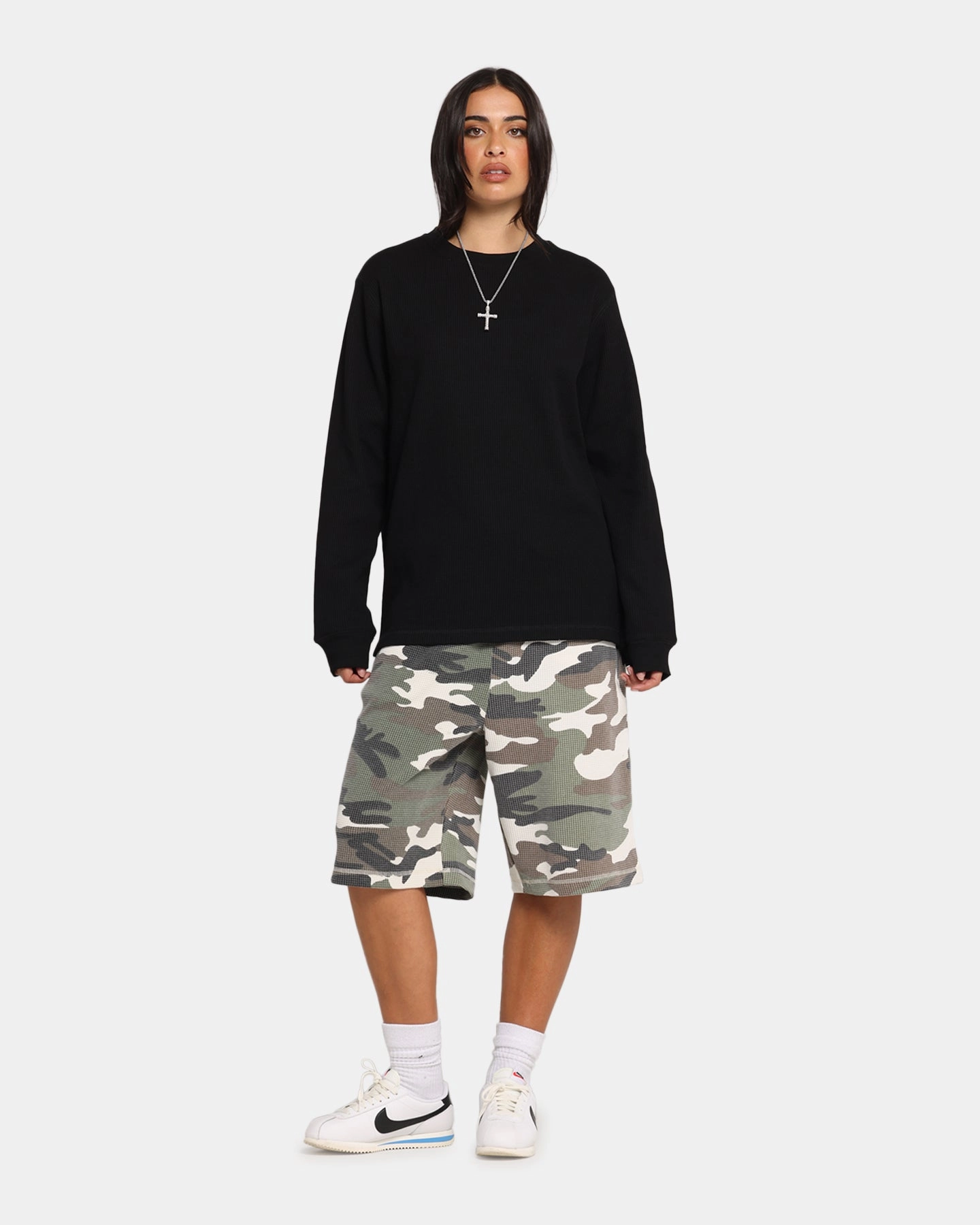 XXIII Thermal Long Sleeve T-Shirt Black Classic Vibes
