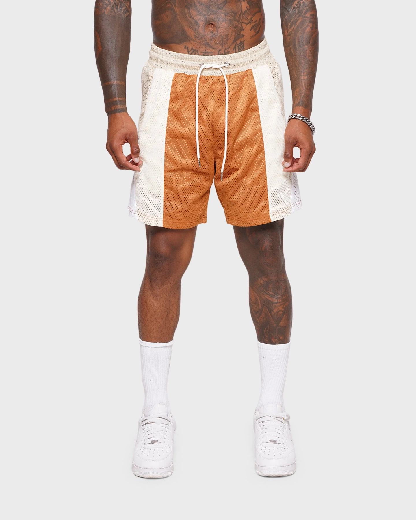 Functional Design XXIII Thomas Colour Block Shorts Brown/Beige