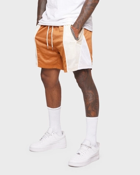 XXIII Thomas Colour Block Shorts Brown/Beige Bacterial Growth Prevention camping clothes