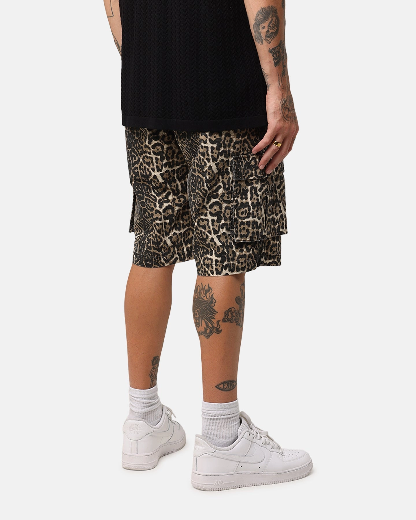 XXIII Torrent Cargo Shorts Leopard Ventilated Back Panels