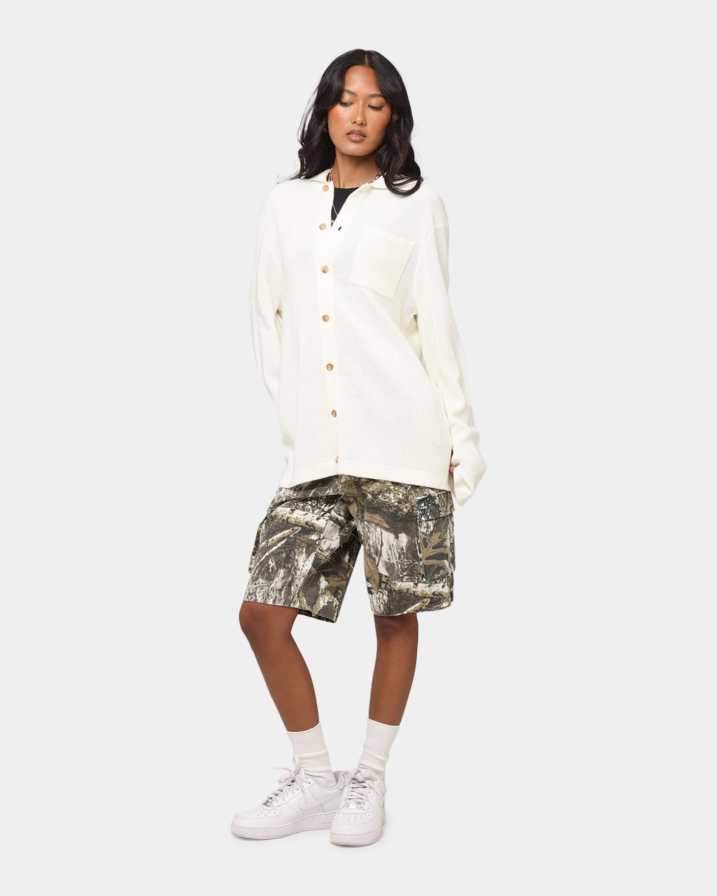 XXIII Torrent Cargo Shorts Real Tree Camo Minimalist Style Low Profile Waistband