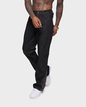 XXIII Valur Camo Flare Jeans Black/Camo Layer game