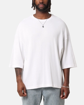 Functional Style Soft and Light XXIII Waffle Midsleeve T-Shirt White