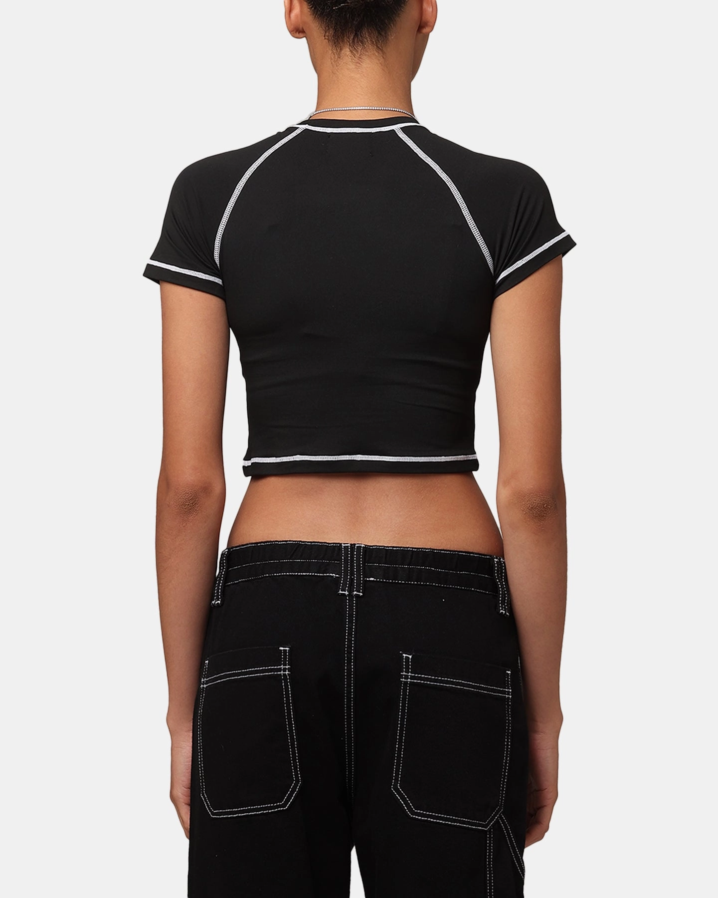 AntiPilling XXIII Women's Boiler Room Crop T-Shirt Black