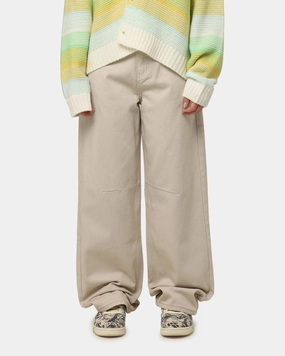 Weekend Style Workwear Ready XXIII Women's Buckle Baggy Jeans Sand