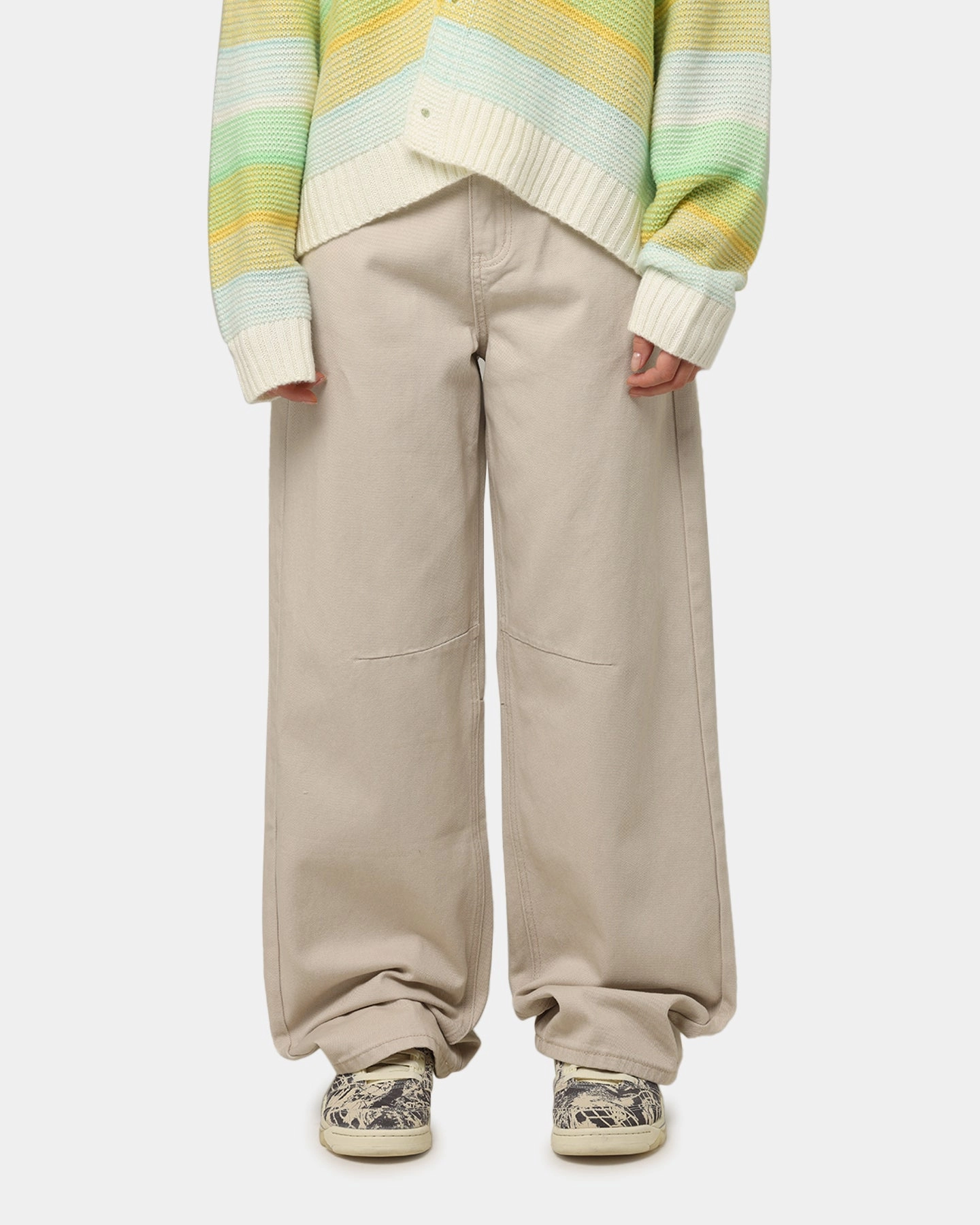 Weekend Style Workwear Ready XXIII Women's Buckle Baggy Jeans Sand