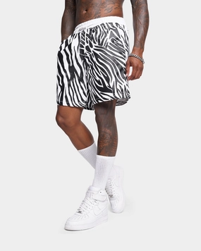 Adjustable Fit energetic look XXIII Zahra Zebra Denim Shorts Zebra