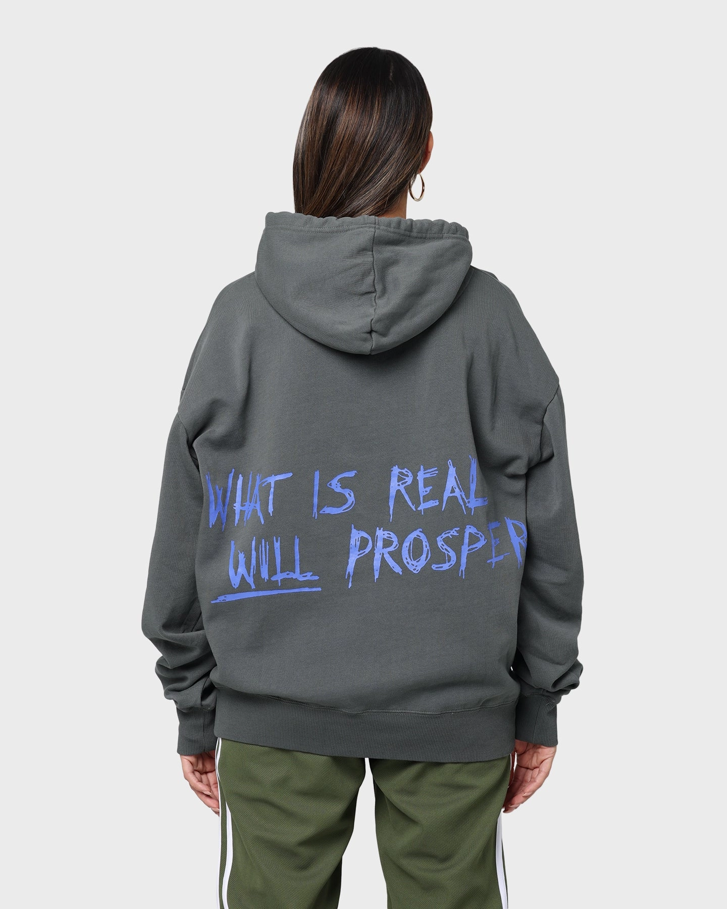 XXXTentacion Prosper Hoodie Grey Breathable Material