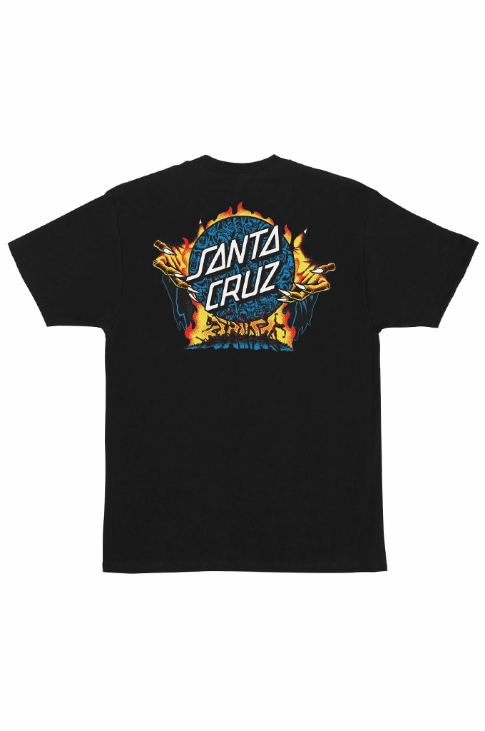 Santa Cruz Knox Firepit Short Sleeve Tee Hypoallergenic fabric
